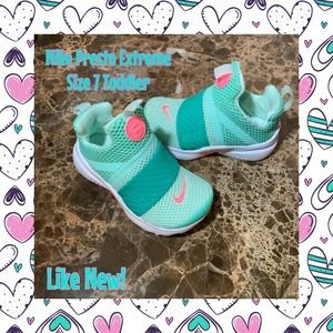 Toddler Size 7 Nike Presto Extreme Teal & Pink 7C